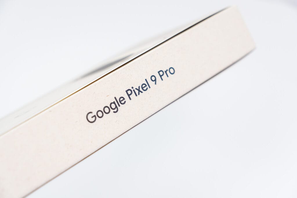 Google Pixel 9 Proのパッケージ