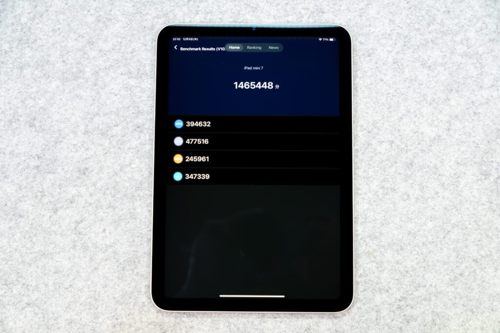 iPad mini（A17 Pro）