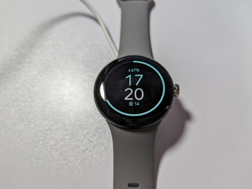 充電中のPixel Watch