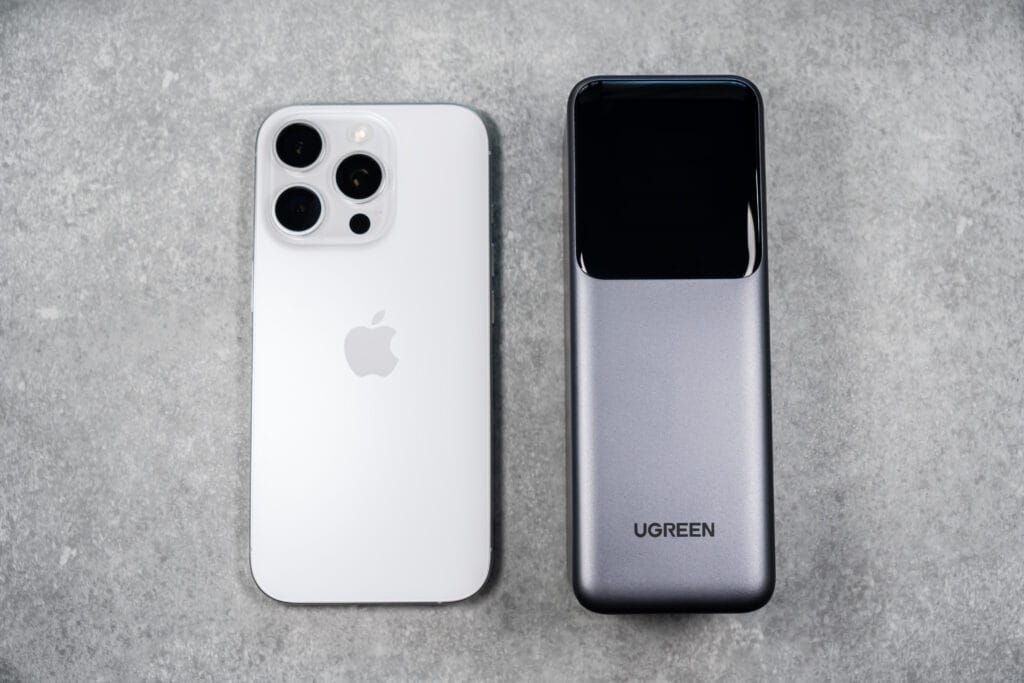 UGREEN Nexode 巻き取り式 USB-Cケーブル内蔵 モバイルバッテリー 20000mAh 165W
